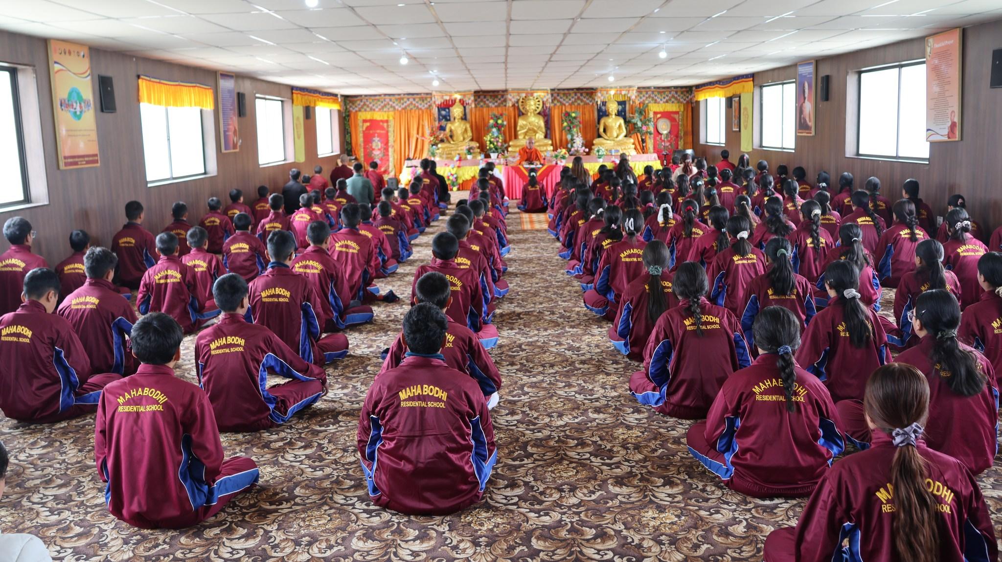 "Meditation in action, compassion in action"